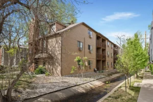 Community exterior at Pepper Park, Boulder apartments for rent