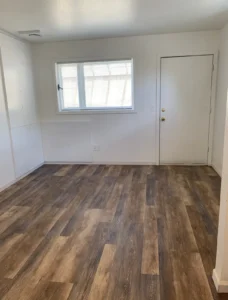 Bedroom interior at Grove Street, apartments near CU Boulder