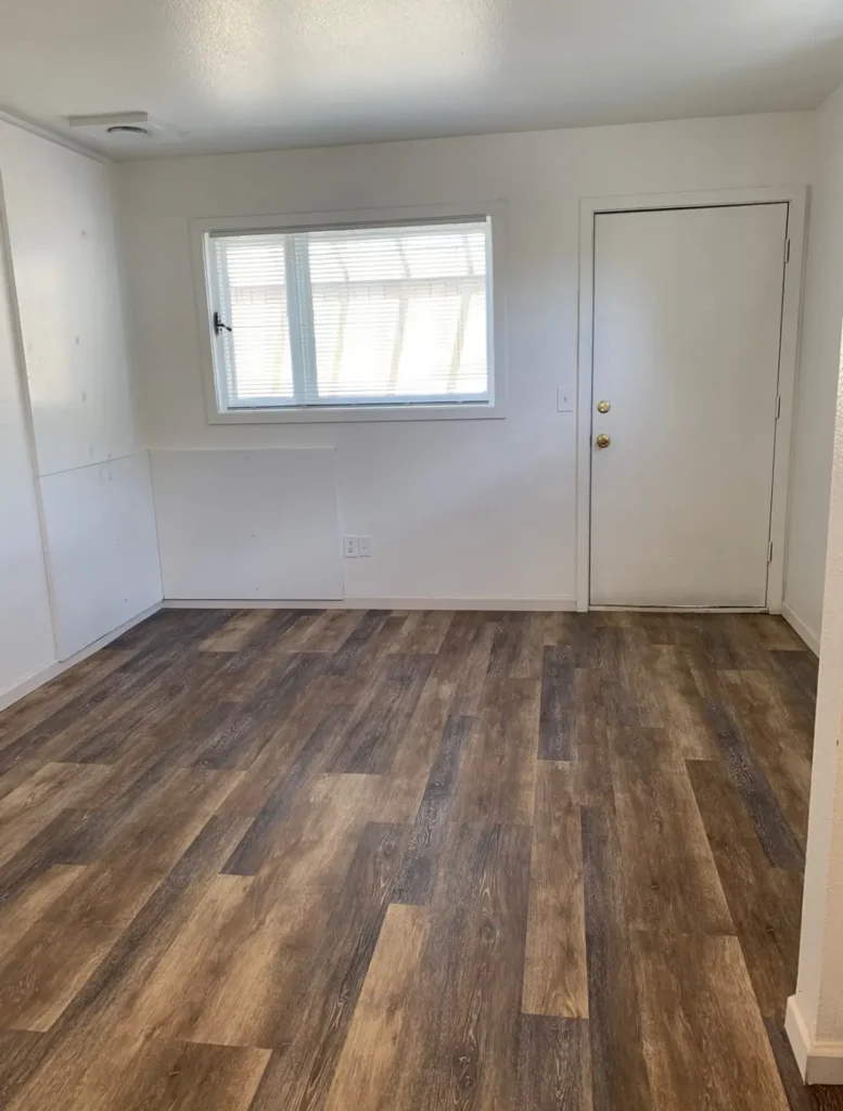Bedroom interior at Grove Street, apartments near CU Boulder