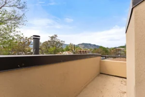 Private balcony at Canyon Crest, apartments near University of Colorado Boulder