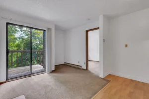 Spacious bedroom at South Street, 1 bedroom apartments Boulder, CO