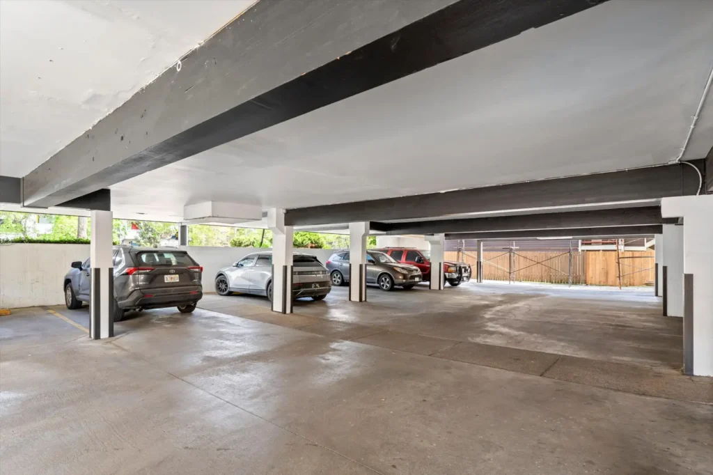 Covered parking at Canyon Crest, rental properties Boulder, CO