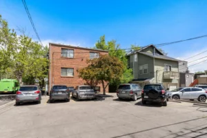 Parking area at Canyon Place, rental properties Boulder, CO
