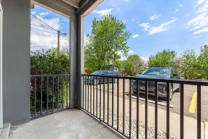 private balcony at Mohawk Junior, apartments near CU Boulder