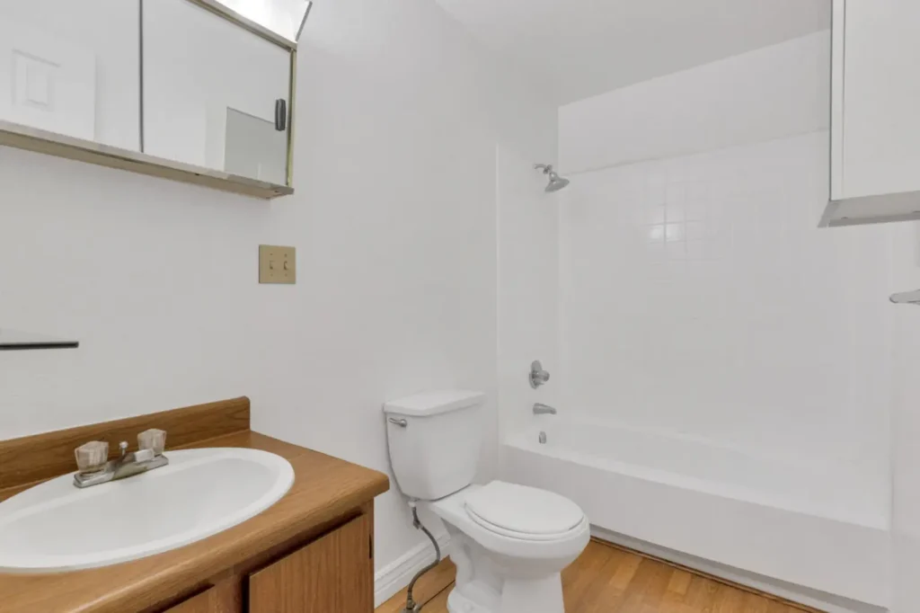 Modern bathroom at South Street, Boulder, CO apartments