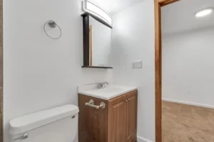 bathroom vanity at Canyon Crest, CO apartments
