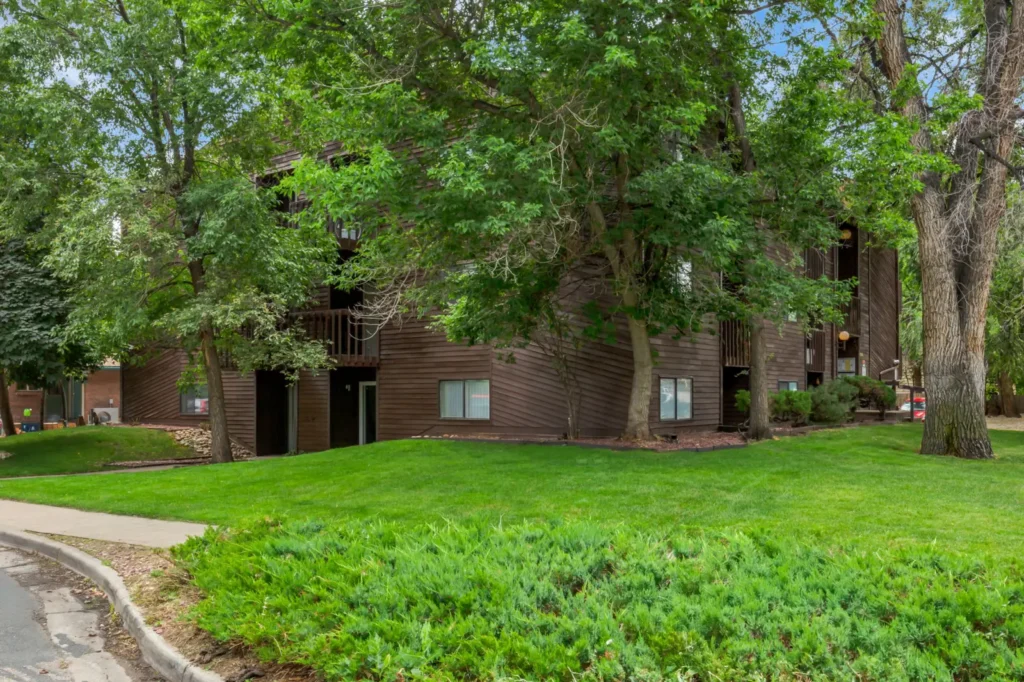Community greenery at South Street, best apartments in Boulder, CO