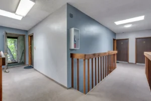 Hallway interior at South Street, Boulder, Colorado apartments near campus