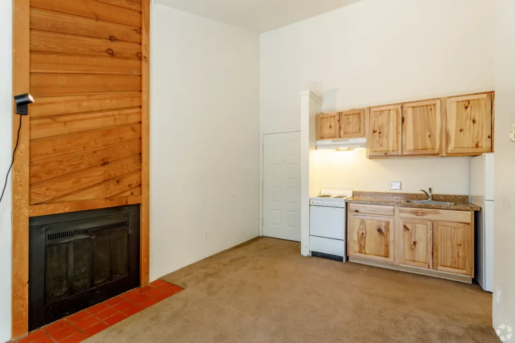 Apartment interior at Spruce Street, student apartments Boulder, CO