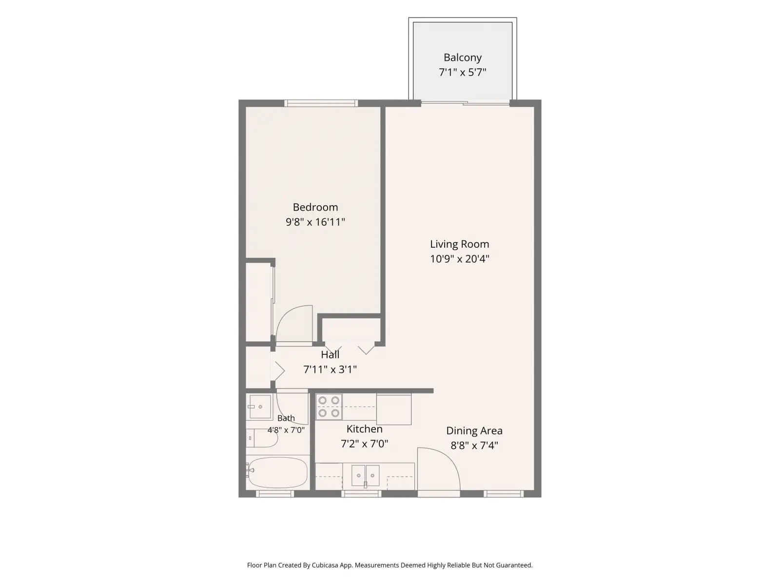 The Cove 1x1 - Unit 208